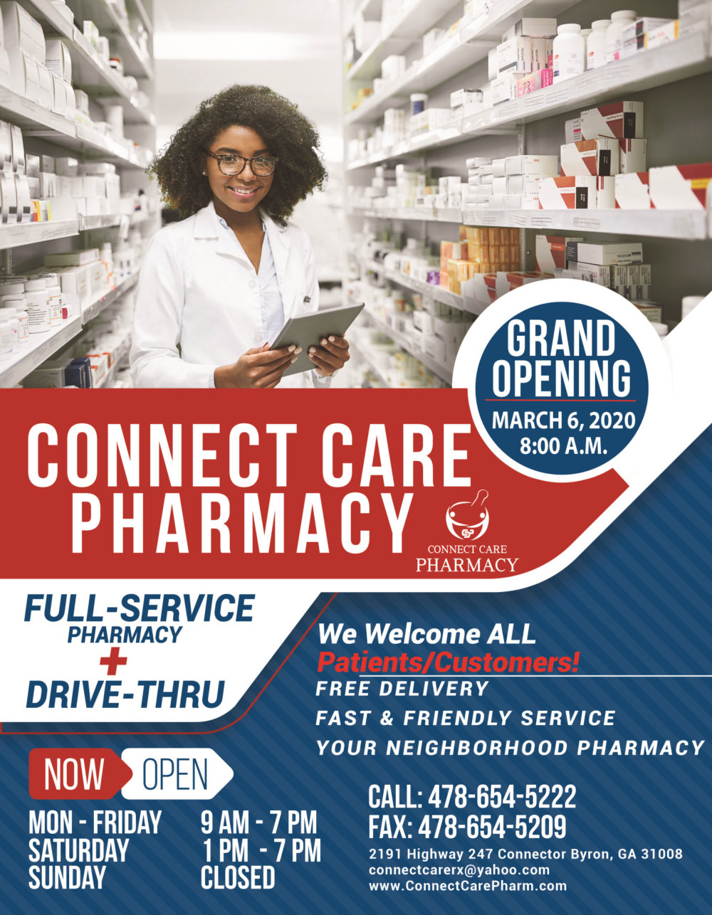 CONNECT CARE PHARMACY flyer